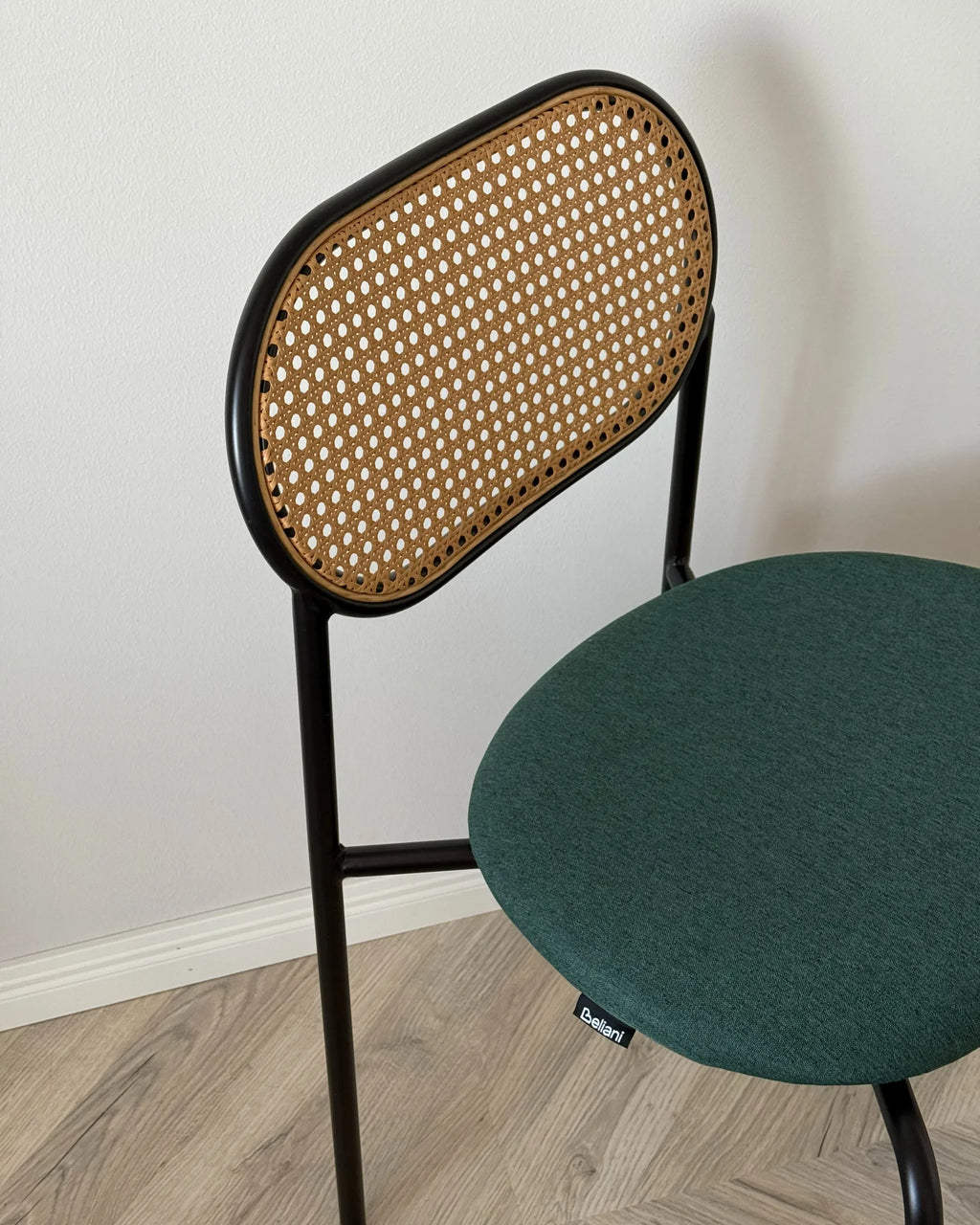 Set of 2 Dining Chairs ADAVER Metal Black