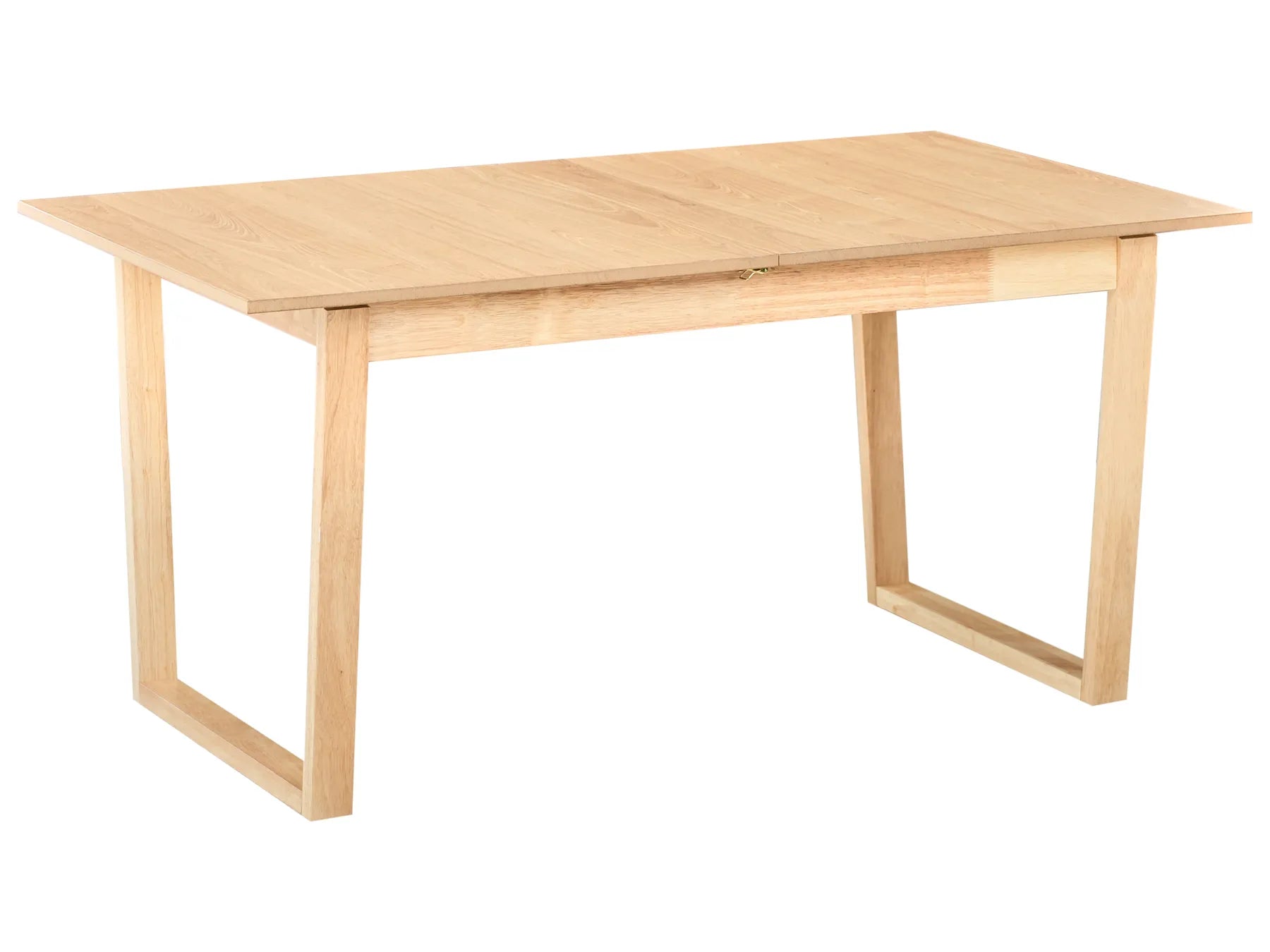 Extending Dining Table CAMDEN Light Ash Wood 160/200 cm 95 cm