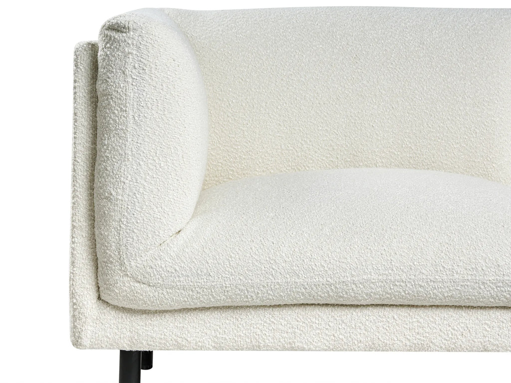 Living Room Set 5 Seater VORGOD Boucle Off-White