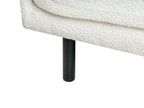 Living Room Set 5 Seater VORGOD Boucle Off-White