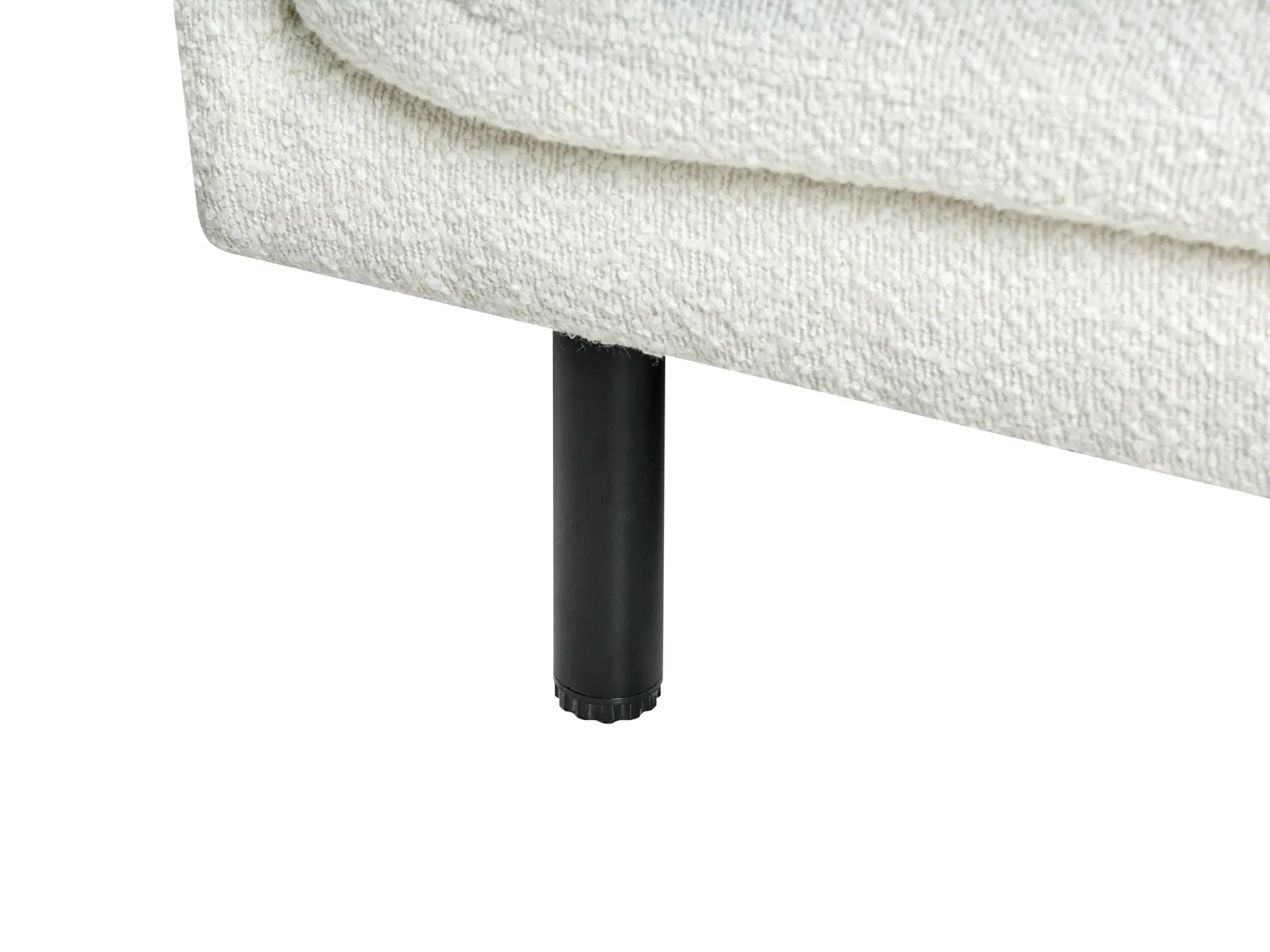 Living Room Set 5 Seater VORGOD Boucle Off-White