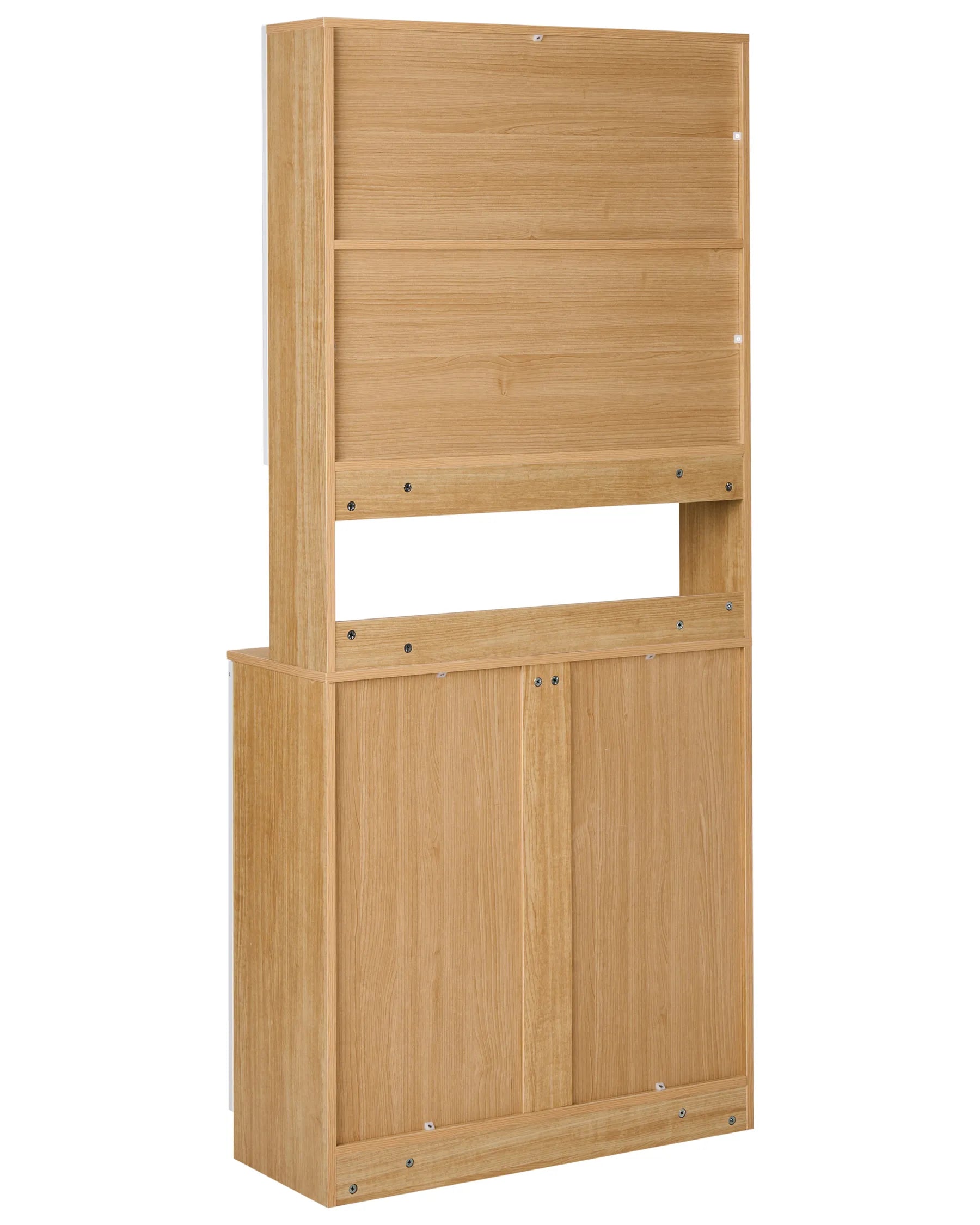 Glass Display Cabinet CYGNET 80 cm White