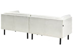 Living Room Set 5 Seater VORGOD Boucle Off-White