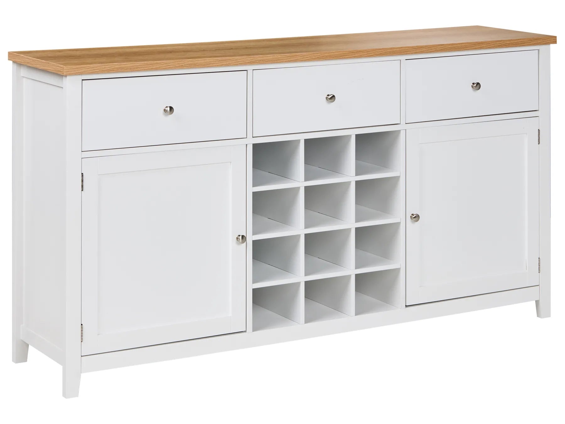 Wine Cabinet LUCASTON White
