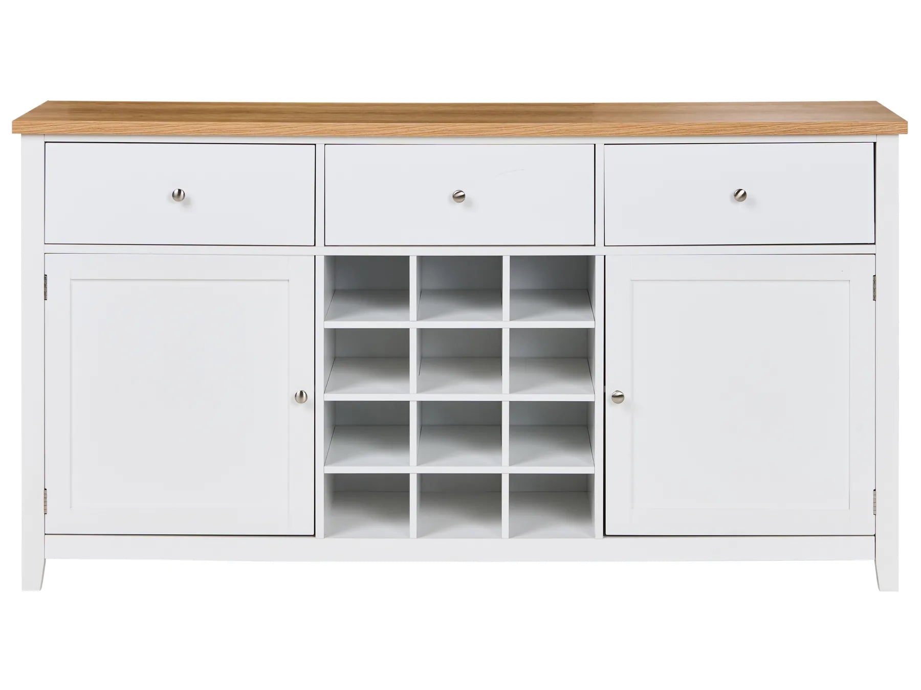 Wine Cabinet LUCASTON White
