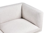 Sofa 3 Seater VORGOD Fabric Light Beige