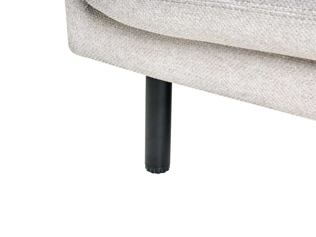 Sofa 3 Seater VORGOD Fabric Light Beige