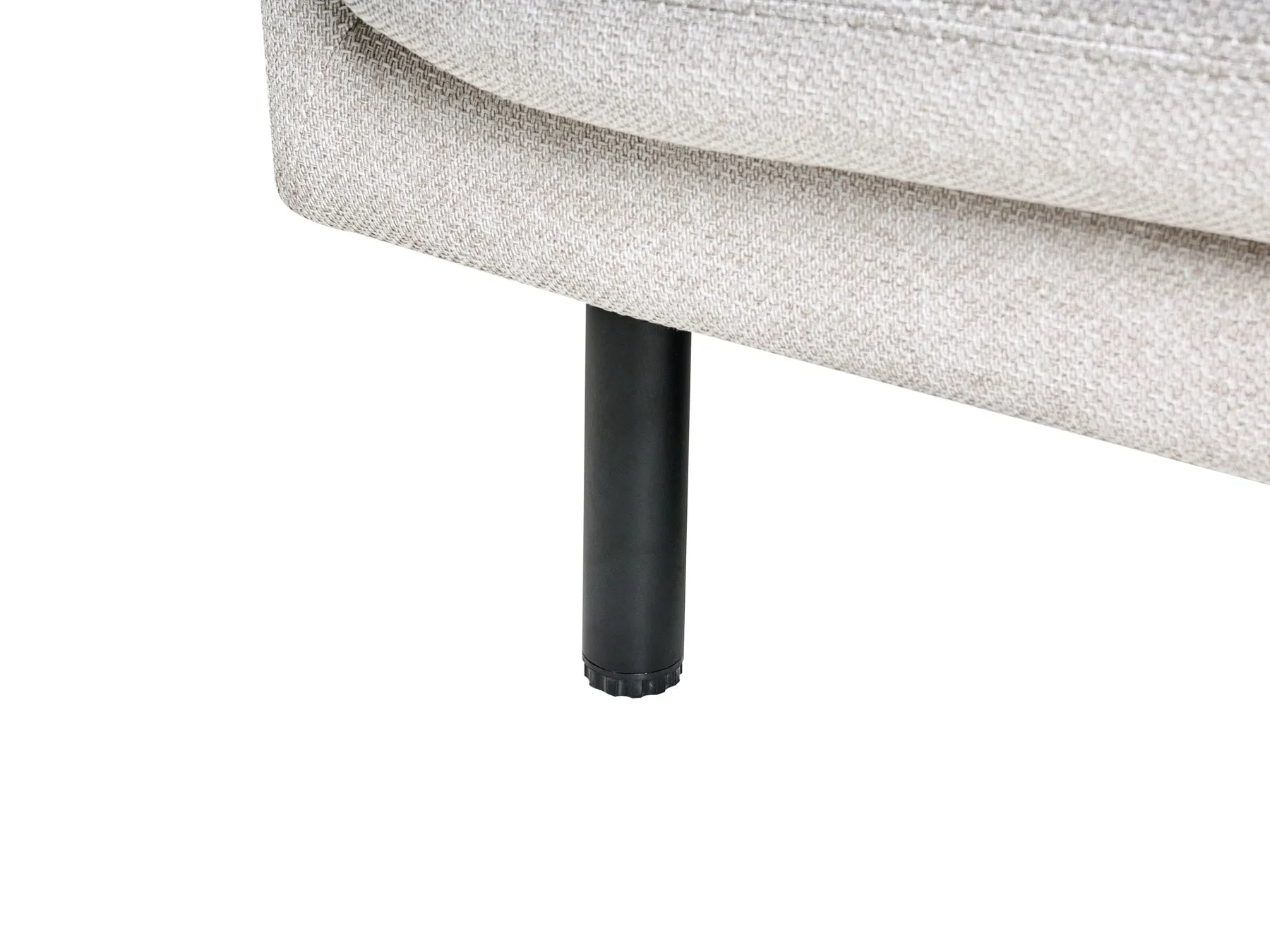 Sofa 3 Seater VORGOD Fabric Light Beige