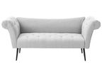 Chaise Longue NANTILLY Fabric Light Grey
