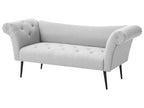 Chaise Longue NANTILLY Fabric Light Grey