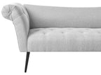 Chaise Longue NANTILLY Fabric Light Grey