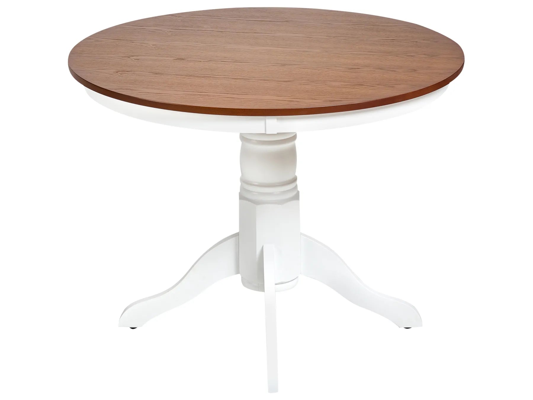 Dining Table Brown Ash Wood 100 cm 100 cm Wood