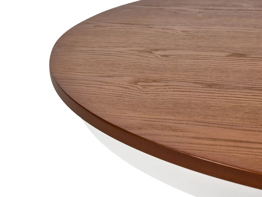 Dining Table Brown Ash Wood 100 cm 100 cm Wood