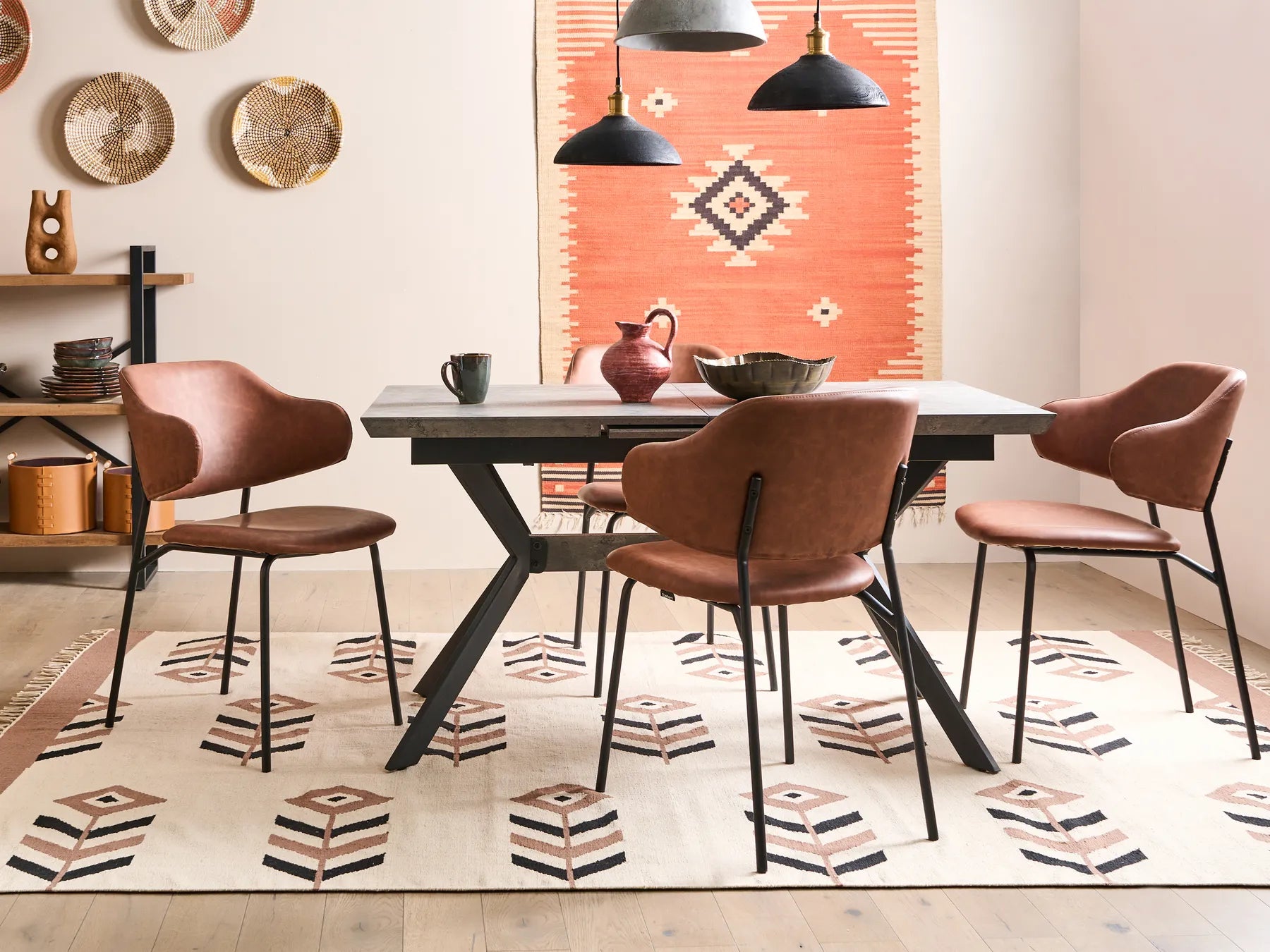 Extending Dining Table Light Grey 140/180 cm 80 cm