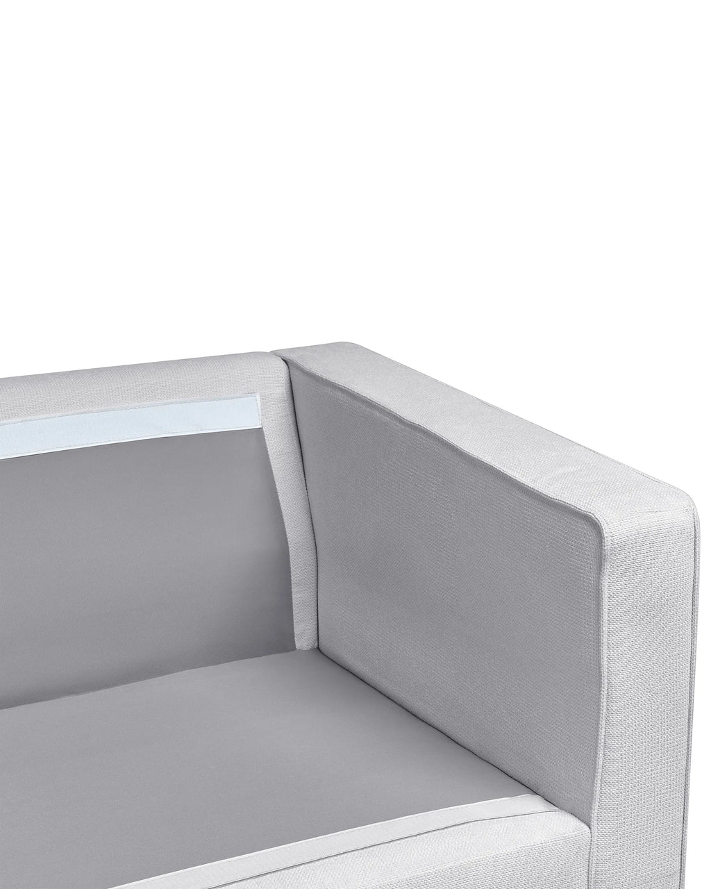 Armchair SAVALEN Fabric Light Grey