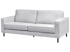 Living Room Set 4 Seater SAVALEN Fabric Light Grey