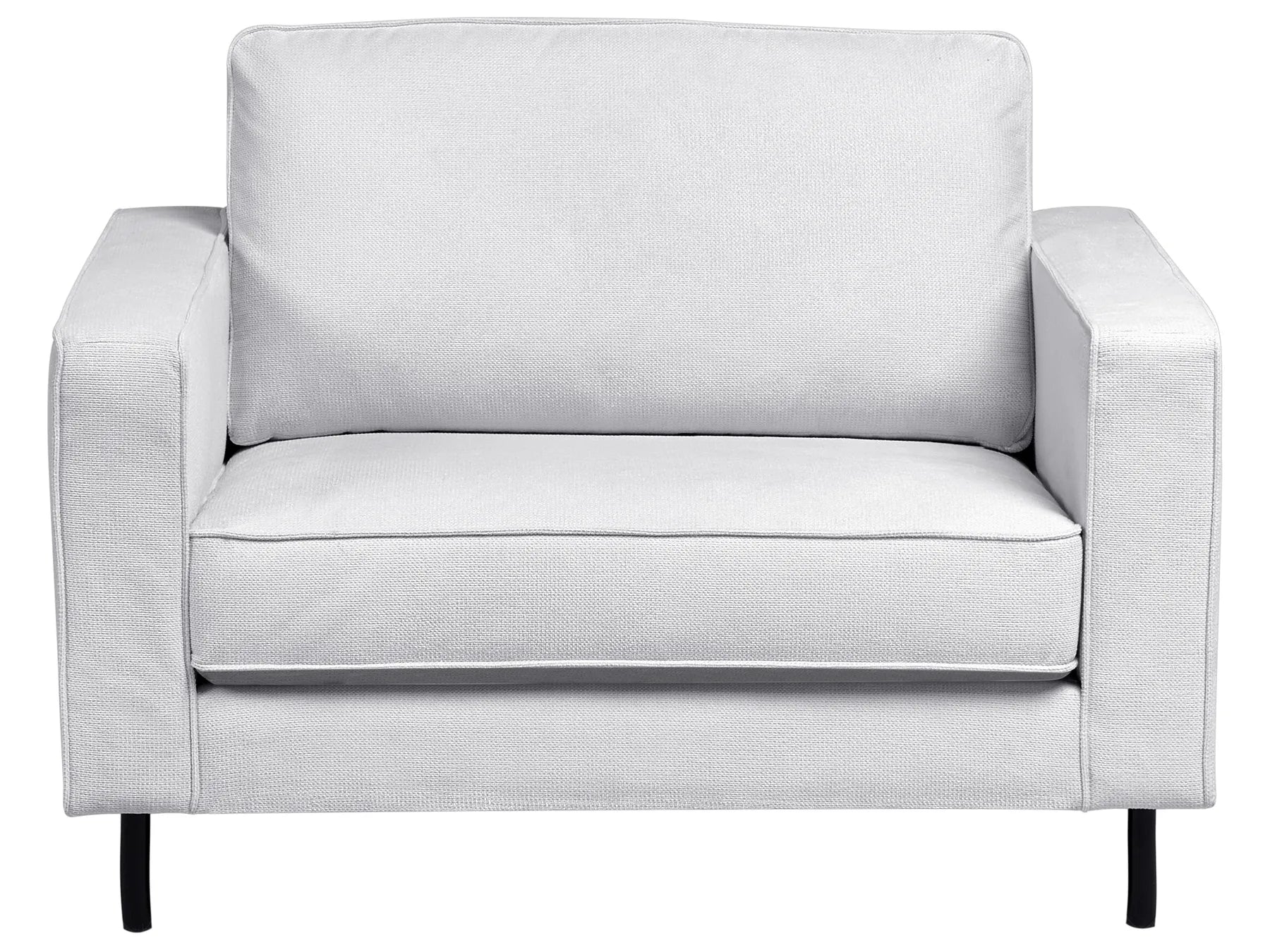 Living Room Set 4 Seater SAVALEN Fabric Light Grey