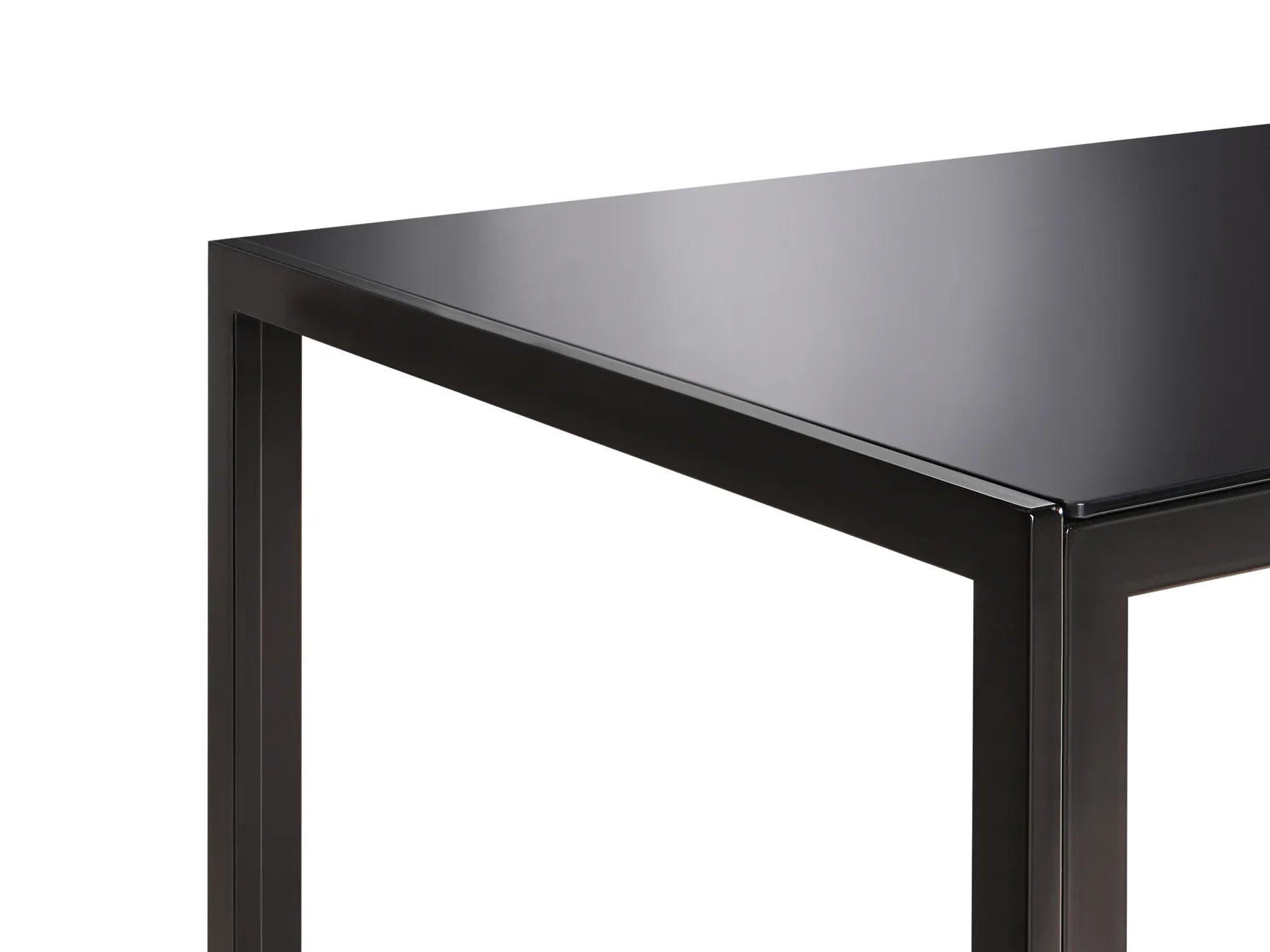 Dining Table Black 80 cm 120 cm Tempered Glass