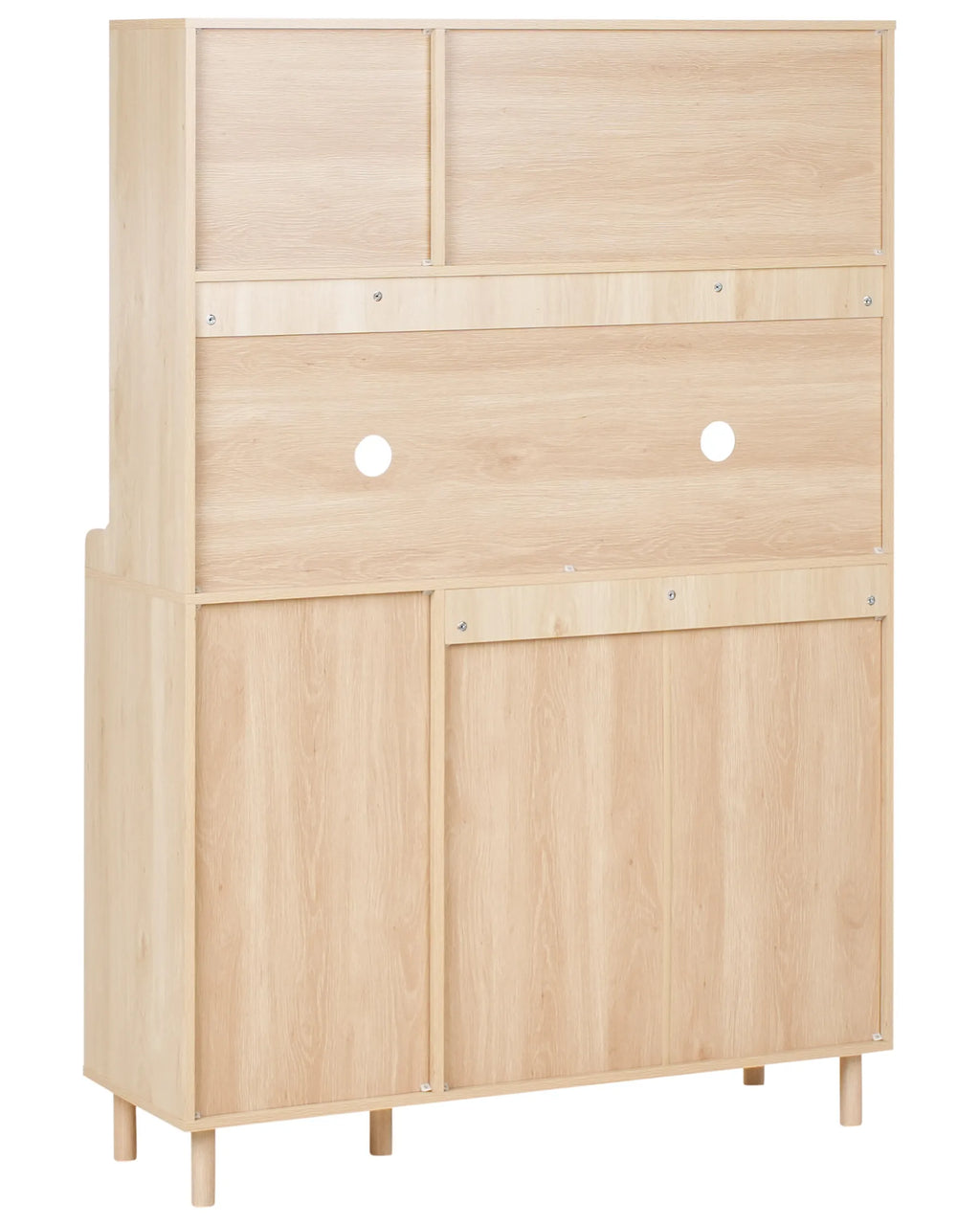 Kitchen Hutch CAMPBELLTON 120 cm Light Brown