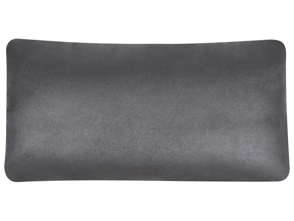 Right-Hand Chaise Lounge BRANDE Faux Leather Black