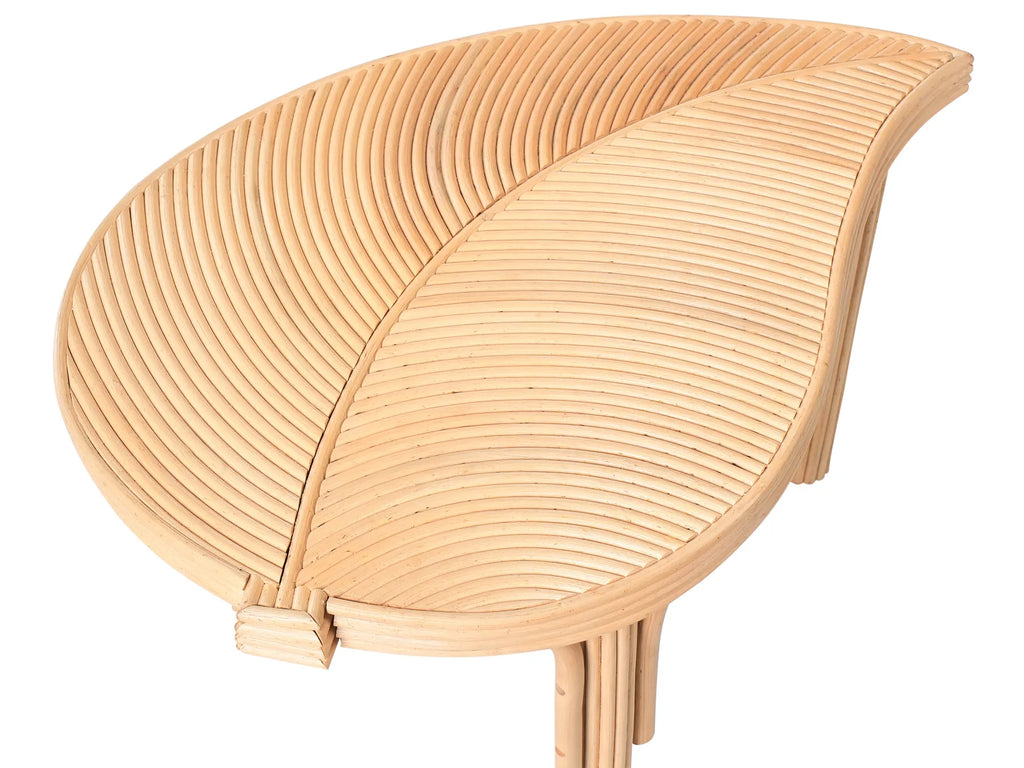 Set of 2 Coffee Tables PARALIA Rattan Natural