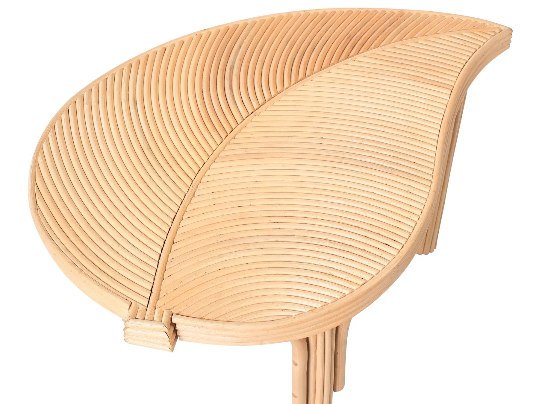 Set of 2 Coffee Tables PARALIA Rattan Natural